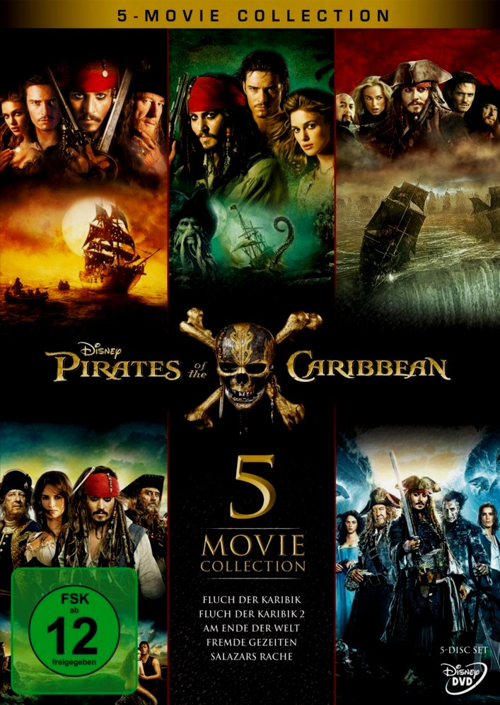 Fluch der Karibik 1. 5. (Pirates of the Caribbean) BoxSet DVD 028 eBay Fluch der Karibik 1. 5. (Pirates of the Caribbean) BoxSet DVD 028 eBay